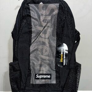 New - Black Supreme Backpack